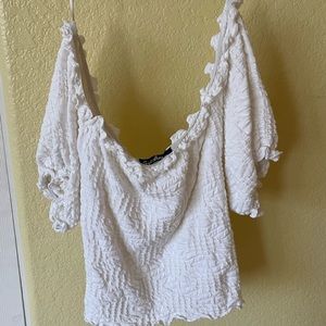 Freshman Crop Blouse Top
